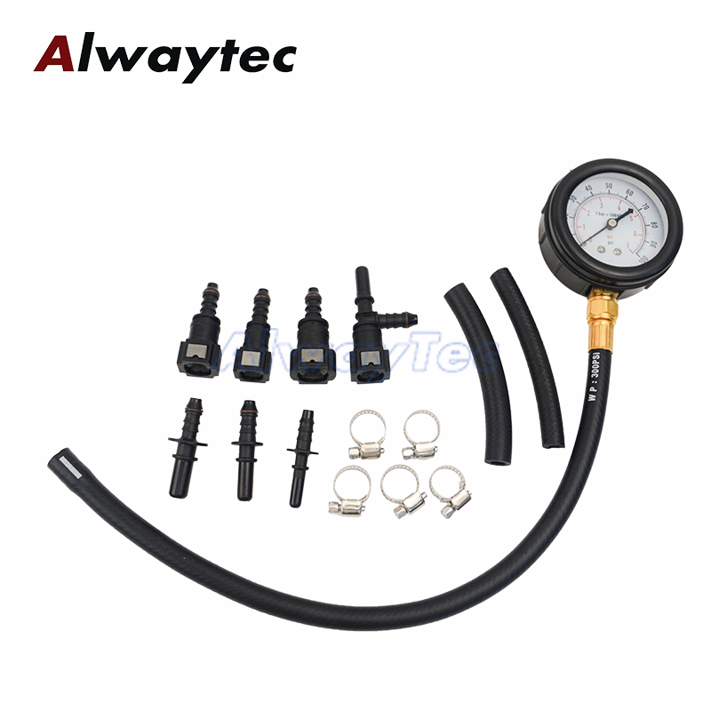 Fuel Pump Pressure Vacuum Tester Gauge - Automotive Motor Vacuüm Brandstofpomp Druktester Gauge