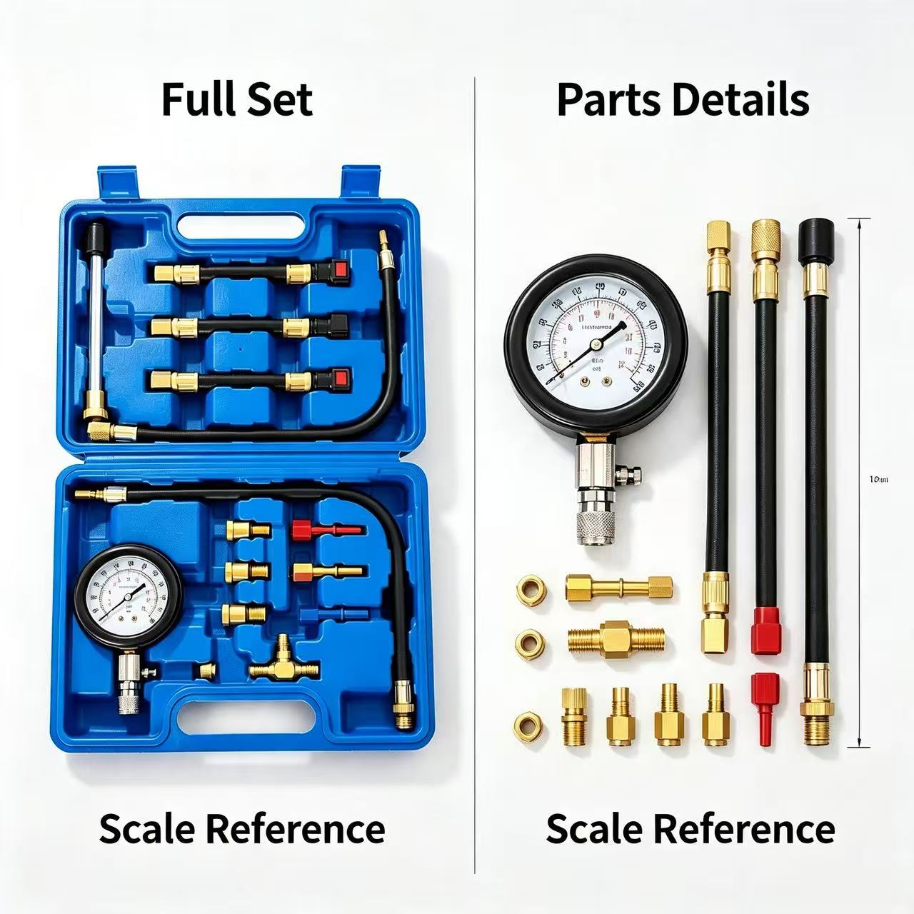 Brandstofdrukmeter-testset voo - Fuel Pressure Test Gauge Kit Automotive recensie en prijs