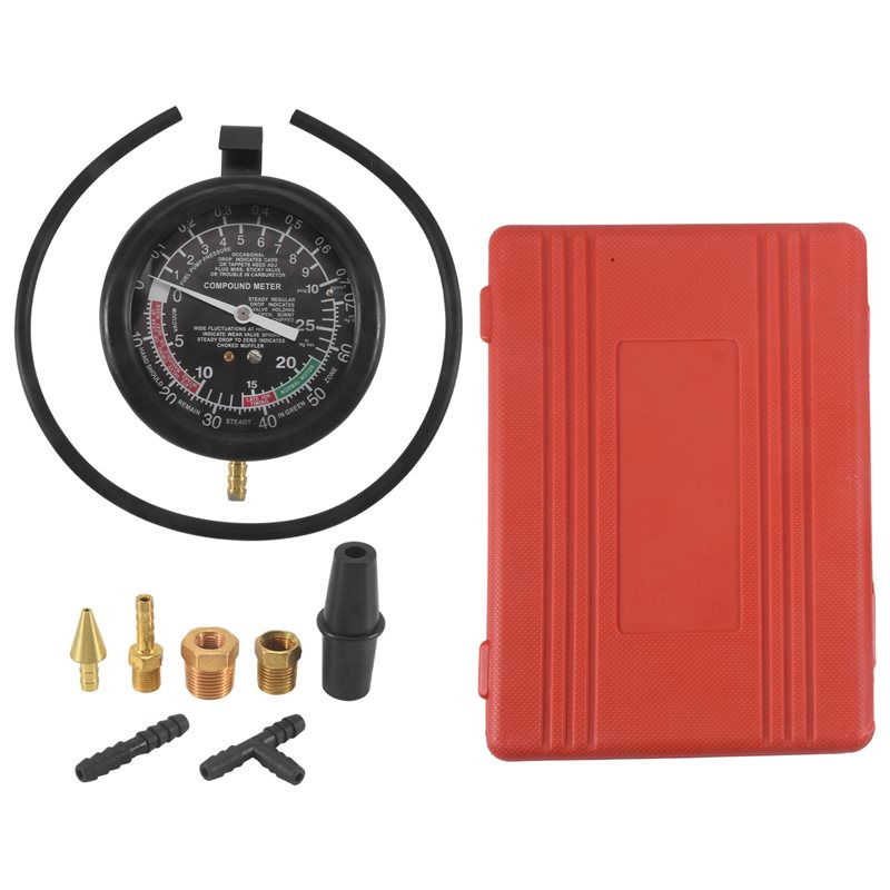 AT05 – set met vacuüm- en bran - Fuel Pump Pressure Vacuum Tester Gauge recensie en prijs