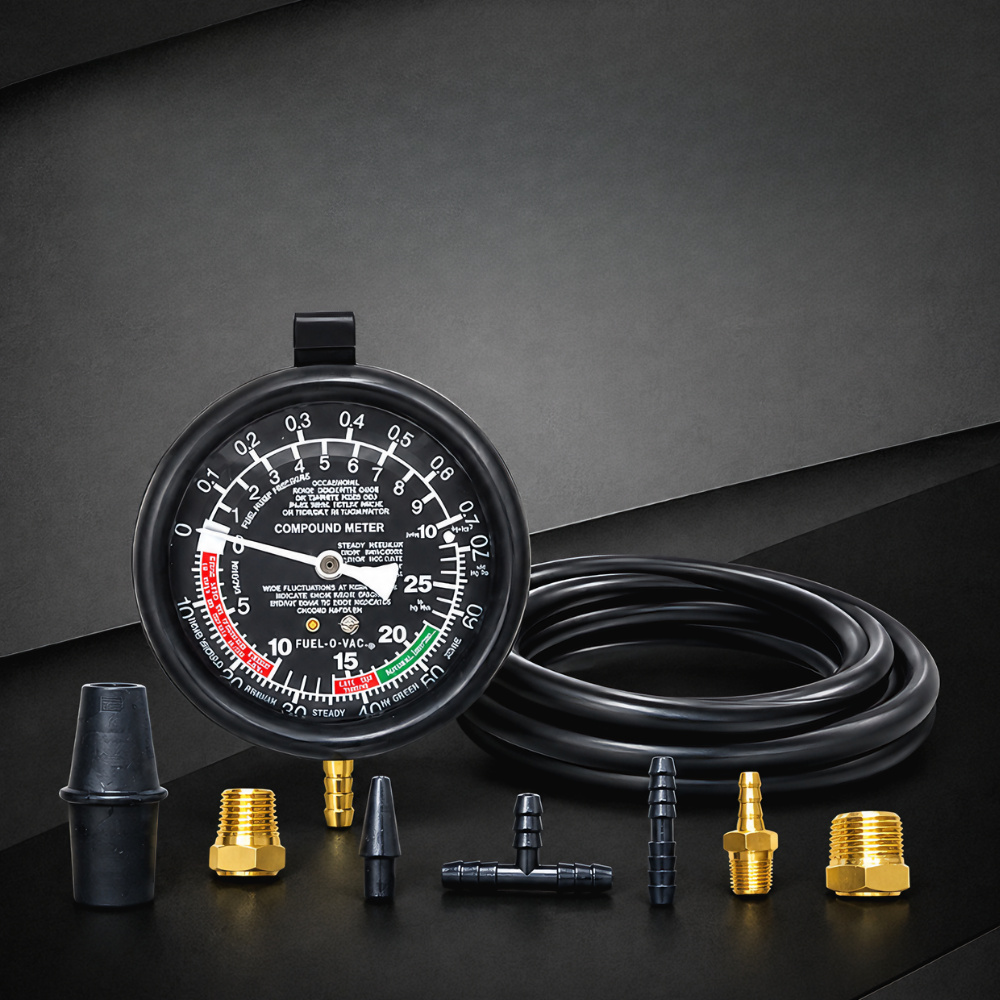 9-delige set auto vacuüm brand - Fuel Pump Pressure Vacuum Tester Gauge recensie en prijs
