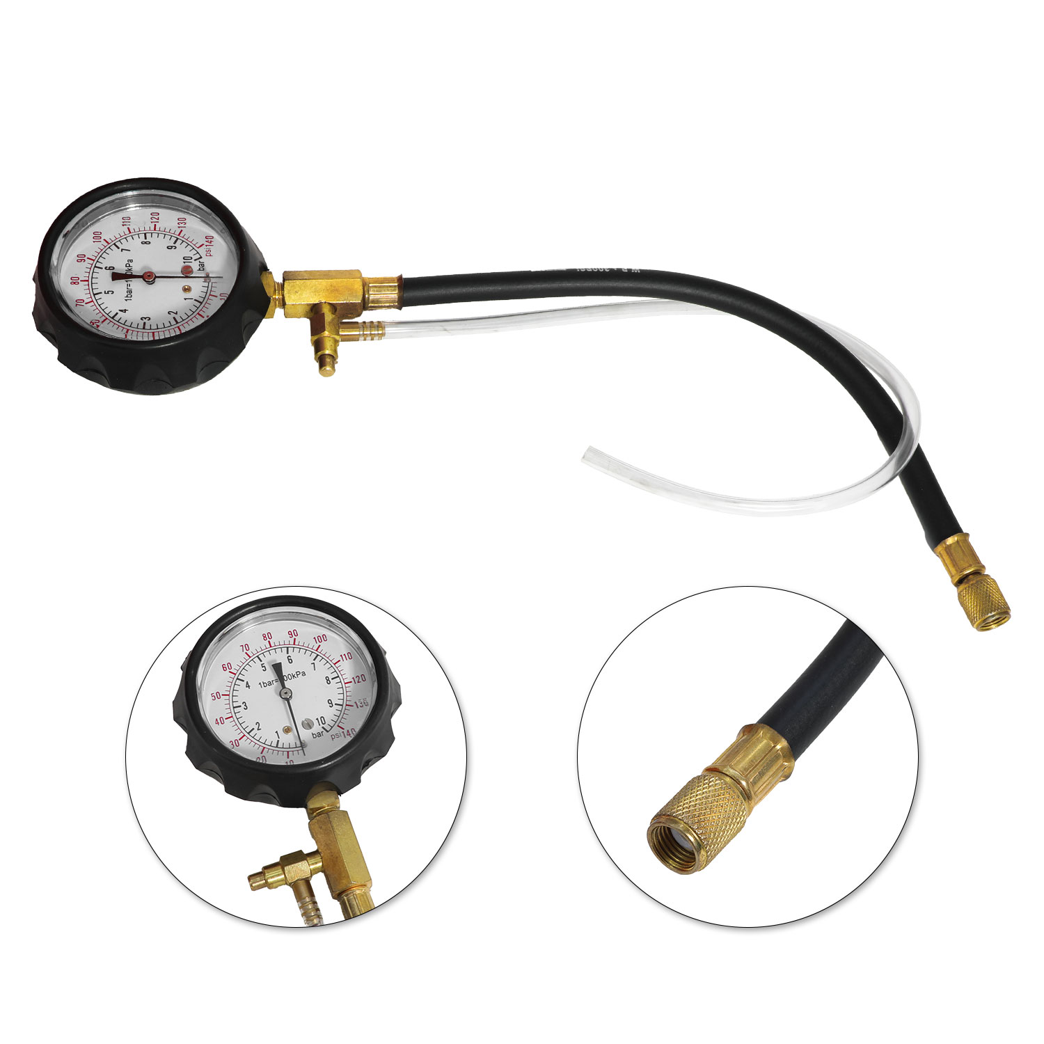 Motorvacuüm- en brandstofdrukm - Fuel Pump Pressure Vacuum Tester Gauge recensie en prijs